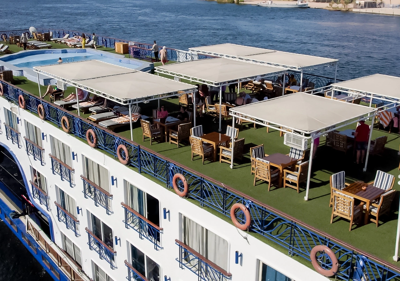 Exterior view of the MS Stephanie Nile Cruise Nile cruise ship